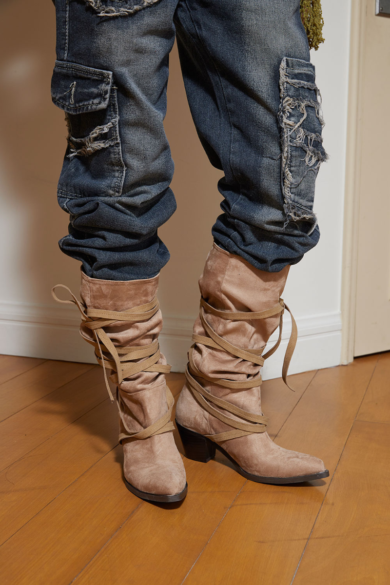 slouchy western boots (2c)