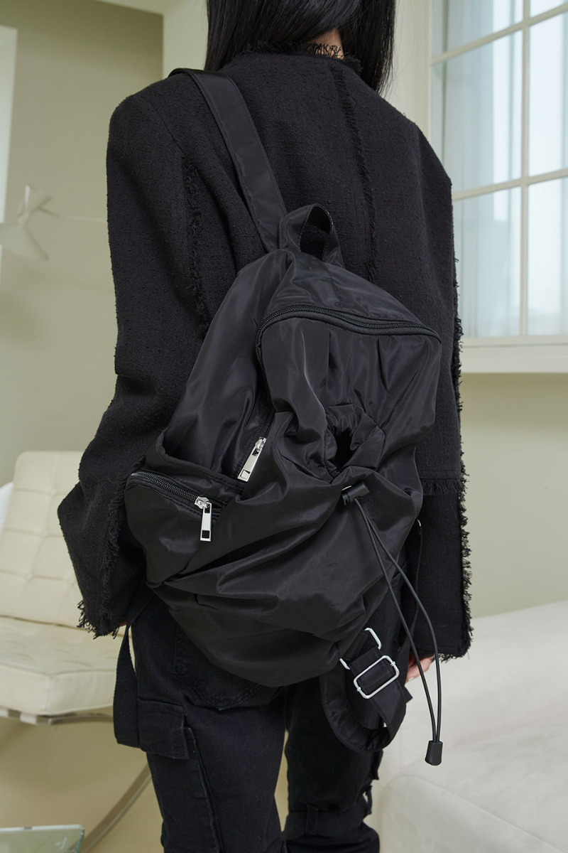 hole nylon backpack (3c)
